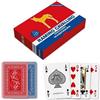 DAL NEGRO TEODOMIRO S.P.A. Carte da gioco Masenghini Ramino Cavallino, 100% PVC, formato 64x90 cm, doppio mazzo, resistenti, ideali per ramino, poker