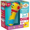 LISCIANIGIOCHI S.P.A. Carotina Baby Microfono Valentino Canterino 3 in 1, Effetti Sonori Divertenti, Puzzle e Tessere, Kit Educativo