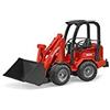 BRUDER SPIELWAREN Ruspa Agricola con Benna 2190 Bruder Spielwaren, Caricatore da Cantiere con Roll Bar, Benna Inclinabile e Rimovibile