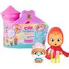 IMC TOYS ITALIA S.R.L. Cry Babies Magic Tears Casetta Castello, Mini Bambola a Sorpresa, Vestitini, Accessori e Animaletti, Colleziona le 7 Bambole