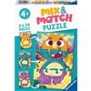 RAVENSBURGER S.R.L. PUZZLE 05197 MIX MATCH DINOSAURI