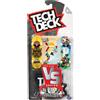 SPIN MASTER ITALIA SRL Tech Deck, Mini Skate Fingerskate Versus Series, Confezione da 2 Mini Skate Assortiti e 1 Ostacolo