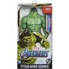 HASBRO EUROPEAN TRADING BV Avengers Titan Hero Hulk, action figure 30 cm, personaggio Hulk, giocattolo supereroi, Titan Hero Blast Gear, Marvel, bambini