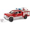 BRUDER SPIELWAREN CAMION DEI POMPIERI GIOCO BAMBINI 02544 RAM 2500 CON LUCI SUONI