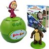 M.V.GIOCHI SRLS Masha Racconta Storie, gioco bambini speaker incluso 24 storie, 130 min di audio, personaggi Masha e Orso, USB