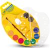 CRAYOLA LISTINO TAVOLOZZA, 12 ACQUERELLI, COLORI VIVACI PER BAMBINI E ARTISTI