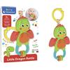CLEMENTONI S.P.A. Little Dragon Rattle Sonaglino - Giocattolo Sensibile per Neonati