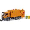 BRUDER SPIELWAREN Camion Spazzatura MAN Bruder, Modello Scala 1:16, Arancione, Gioco Robusto e Realistico