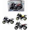O.D.S. SRL Silver Wheel BMW R1250 GS Adventure 1:12, Modellino Moto Die-Cast, Scala 1:12 a Ruote Libere