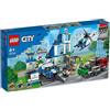 LEGO SPA LEGO City Police Stazione di Polizia, Elicottero Giocattolo, Macchina e Camion, Set da 6 Anni
