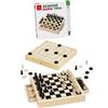 DAL NEGRO TEODOMIRO S.P.A. GIOCO 053490 SCACCHI DAMA TRIA LEGNO 30CM
