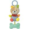 CLEMENTONI S.P.A. Clementoni Lovely Dog Soft Rattle: Sonaglino morbido peluche per neonati