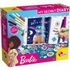 LISCIANIGIOCHI S.P.A. Giochi Barbie My Secret Diary, Diario Segreto Personalizzabile, Gemme Adesive, Lucchetto e Chiavi, Stickers e Pennarelli