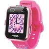 VTECH ELECTRONICS EUROPE BV Orologio Smart Kidizoom Rosa, Smartwatch con Doppia Fotocamera e Videocamera, 8 Giochi e Sfide Sportive, Memoria 256 MB