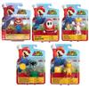 M.V.GIOCHI SRLS Figures Nintendo Super Mario Wave 28 Assortiti 10 cm, punti di articolazione, accessori iconici, collezione Super Mario,