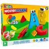 GLOBO S.P.A. Kidea 41412 Crea Alfabeto, Pasta da Modellare con 26 Lettere e 4 Vasetti