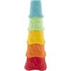 ARTSANA SPA Chicco Tazze Impilabili 2in1 Eco+ - Gioco Educativo con 5 Tazze e 5 Forme Colorate, Plastica Riciclata, Made in Italy