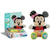 CLEMENTONI S.P.A. Clementoni Baby Minnie Prime Storie - Raccontastorie Disney Interattivo, Peluche Educativo per Bambini 12 Mesi+