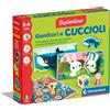 CLEMENTONI S.P.A. SAPIENTINO, GENITORI E CUCCIOLI, GIOCO EDUCATIVO BAMBINI 2-4 ANNI FLASHCARDS RICONOSCERE ANIMALI PICCOLI