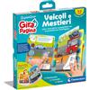 CLEMENTONI S.P.A. SAPIENTINO CLEMENTONI LIBRO VEICOLI E MESTIERI COMPATIBILE CON GIRAPAGINA GIOCO EDUCATIVO PER BAMBINI