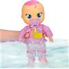 IMC TOYS GLOBAL S.L.U. Cry Babies Newborn Bath Time Zoe, bambola che reagisce al bagno, giocattolo per bambini 18 mesi+