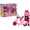 IMC TOYS GLOBAL S.L.U. BFF by Cry Babies Lady, playset bambola, scooter con 10 accessori, outfit trendy, giocattolo per bambini +3 anni