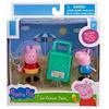 TOYS ONE S.R.L. PEPPA PIG E GEORGE, ICE CREAM TIME 92615, COPPIA PERSONAGGI CON ACCESSORI, GIOCO BAMBINI +3 ANNI