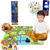 TOYS ONE S.R.L. PAW PATROL PAW123026-2, MEGA PLAYMAT CON VEICOLO, TAPPETO GIOCO CON MACCHININA, GIOCO BAMBINI +3 ANNI