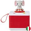 FABA S.R.L. FABA - Raccontastorie Bianco con Ele l'Elefante, Cassa Audio Educativa per Bambini