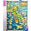 RAVENSBURGER S.R.L. PUZZLE 17606 1000PZ MAPPA DEI VINI ITALIA
