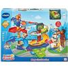 VTECH ELECTRONICS EUROPE BV VTech Vroom Vroom Go - Mega Circuito 2 in 1 con Pista a Spirale e 5 Zone Magiche