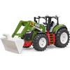 BRUDER SPIELWAREN TRATTORE 03451 ROADMAX CON CARICATORE FRONTALE, GIOCATTOLO BAMBINI + 2 AANI