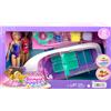 TOYS ONE S.R.L. BARBIE MOTOSCAFO CON COPPIA BAMBOLE ED ACCESSORI HJK58