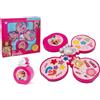 GRANDI GIOCHI S.R.L. Barbie Trousse Profumo, a Forma di Boccetta di Profumo, 3 Livelli di Trucco, Ombretti Colorati, Rossetti Smalto e Pennellini