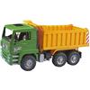 BRUDER SPIELWAREN Autocarro MAN TGA con Cassone Ribaltabile, Camion da Costruzione Bruder, Veicolo per Bambini, Scala 1:16