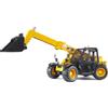 BRUDER SPIELWAREN Bruder Benna Telescopica CAT 2141, Modello Bruder di CATERPILLAR, Braccio Estendibile, Scala 1:16, Plastica ABS, Alta Qualità