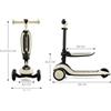 4KRAFT SP.Z.O.O. Kinderkraft HALLEY Monopattino e Bicicletta Senza Pedali 2-in-1 - Bianco