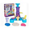 SPIN MASTER ITALIA SRL Kinetic Sand Gelateria Colorata, Sabbia Cinetica Blu, Rosa e Bianca, 396g, Coni Gelato e Strumenti per Decorare, 3+ Anni