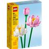 LEGO SPA LEGO Creator Fiori di Loto 40647, Bouquet da Costruire con 2 Fiori e 1 Bocciolo, Decorazione Casa, Idea Regalo
