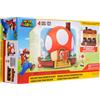 TOYS ONE S.R.L. SUPERMARIO 41367 PLAYSET CASA DI TOAD, GIOCATTOLO INTERATTIVO PER BAMBINI
