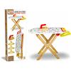 TEOREMA S.R.L. FATTO DI LEGNO - ASSE DA STIRO CON ACCESSORI 60X25X54CM GIOCO PER BAMBINI
