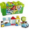 LEGO SPA LEGO DUPLO Classic Contenitore di Mattoncini 10913, 65 pezzi colorati, auto, fiori, giochi educativi per bambini da 1,5 anni