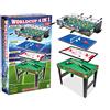 TEOREMA S.R.L. TAVOLO DA GIOCO 4 IN 1 CALCETTO PINGPONG BILIARDO E HOCKEY CM 96X86X68