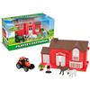 TEOREMA S.R.L. LINEA VERDE - PLAYSET FATTORIA CON TRATTORE E ACCESSORI, GIOCO PER BAMBINI