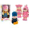 TEOREMA S.R.L. CARLOTTA - BAMBOLA DI PEZZA CON CAPPELLO 35CM 4 MODELLI ASSORTITO