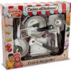 TEOREMA S.R.L. GRANDE CHEF - SET PENTOLE CON ACCESSORI, GIOCO BAMBINI