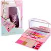 NICE SRL PINK IT Trousse Palette - Kit Trucco Bambini con Ombretti, Blush e Lucidalabbra
