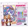 NICE SRL Diamantiny Diario Kawaii, diario segreto, diario bambina, kawaii, gemme 3D, creatività, regalo bambina, 6+