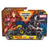 SPIN MASTER ITALIA SRL MONSTER JAM 6070555 MARVEL SET 2 MONSTER TRUCK IN SCALA 1:64, PER BAMBINI + 3 ANNI, ASSORTITO