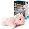 PROLUDIS GIOCATTOLI SRL CLOUD B MINI, LUCE NOTTURNA LENITIVA, PROIETTORE STELLARE, PELUCHE UNICORNO, DREAM BUDDIES ELLA THE UNICORN